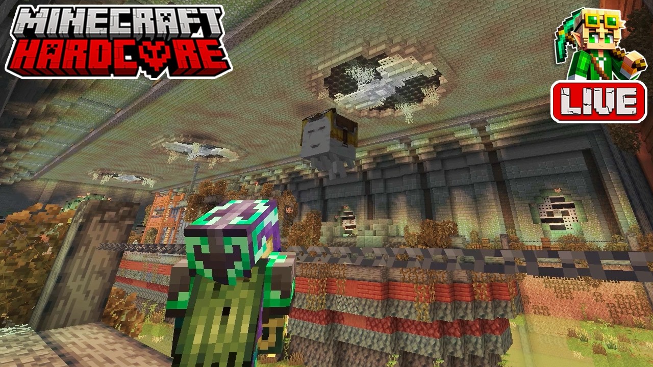 🔴 LIVE 🔴 A Fallout-Inspired Vault in my 54,600 Day Hardcore Minecraft World