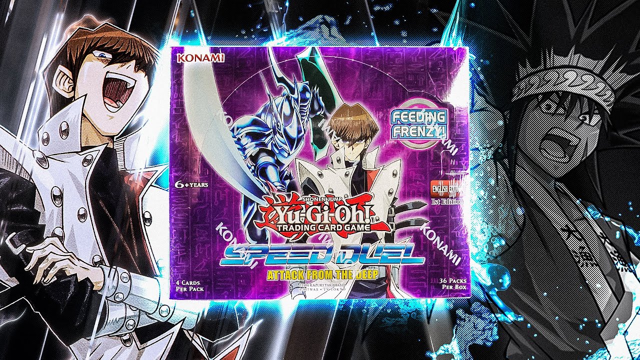 *NEW* YuGiOh ATTACK FROM THE DEEP Speed Duel Box Opening & Review! KAIBA!!