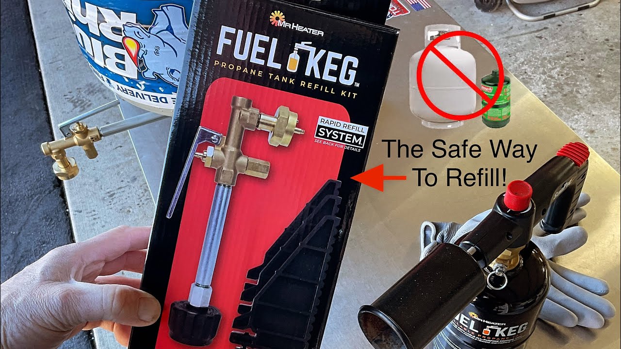 Честный обзор комплекта для заправки баллона с пропаном Mr Heater Fuel Keg / Насколько хорошо он ...