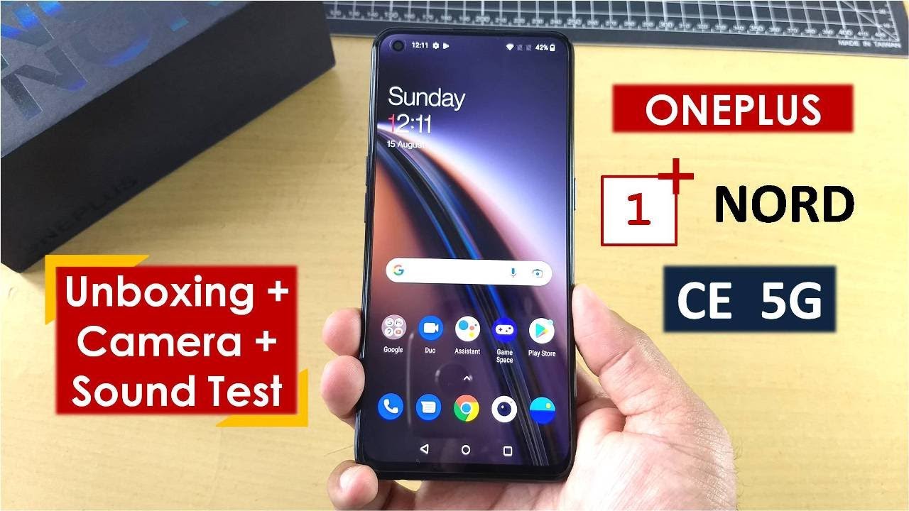 OnePlus Nord CE 5G Unboxing + Unboxing + Camera + Sound Test