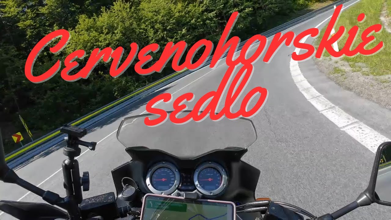 Cervenohorskie seldo Czechy motocyklem