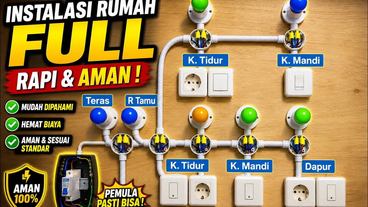 Instalasi Listrik Rumah Full