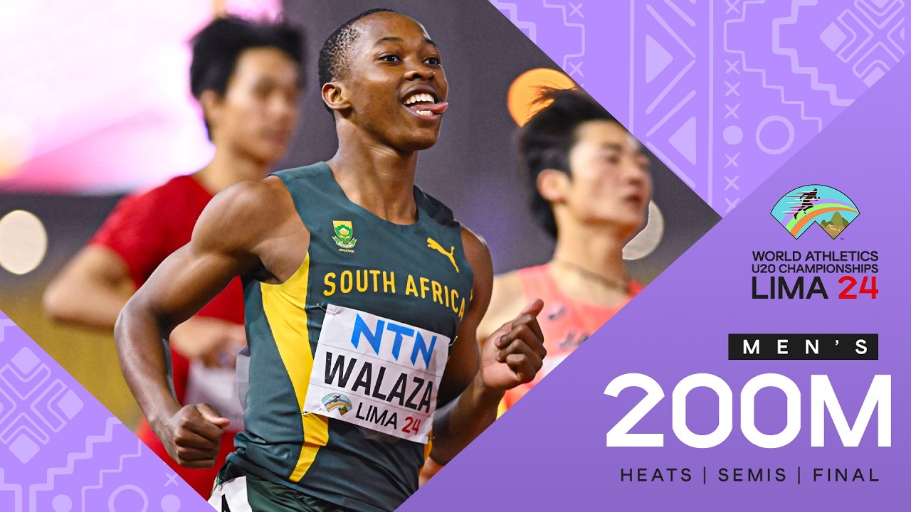 Full Men's 200m Heats, Semi-finals & Finals | World Athletics U20 Championships 2024