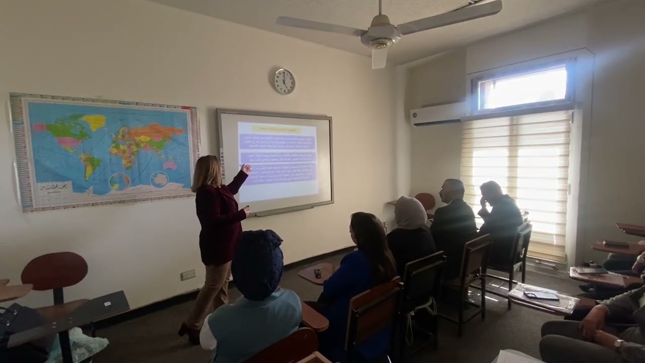 محاضرة حول مخاطر المخدرات الاستاذ الدكتوراسراء علاء الدين نوري لطلبة الدراسات العليا مرحلة الدكتوراه