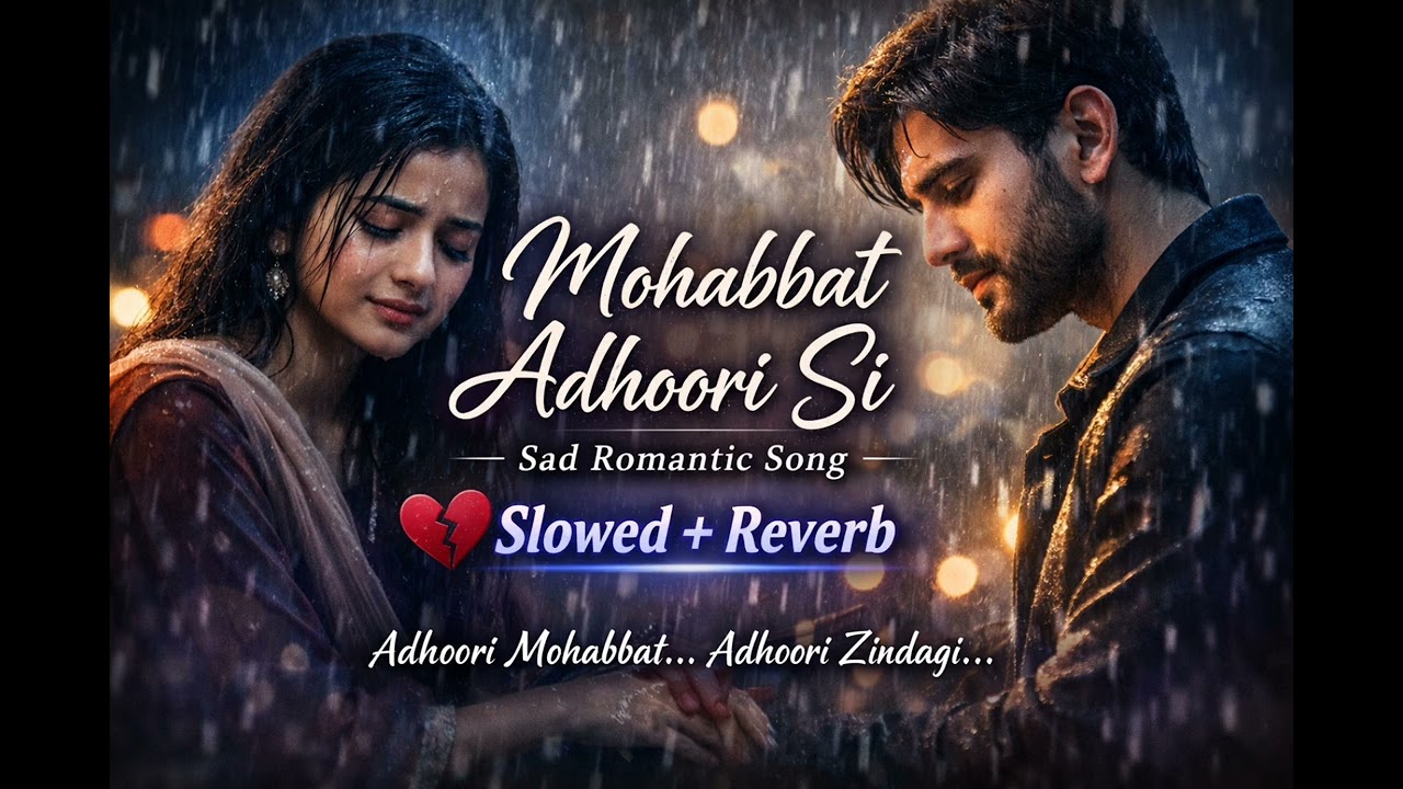 Mohabbat adhoori si #slowed reverb #sadsong 💔❤️‍🩹 #1million target 🎯