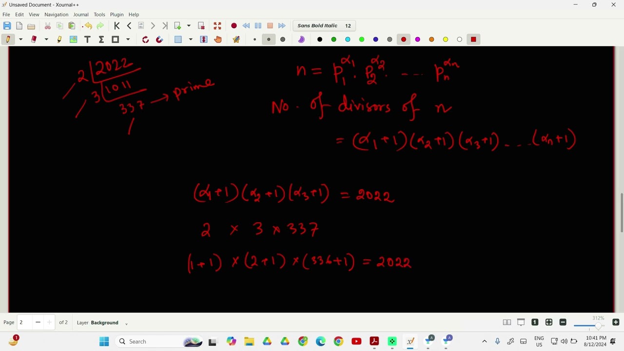 Number Theory || Divisor Counting || NBHM || PhD Scholarship 2022 Exam || PYQ Series