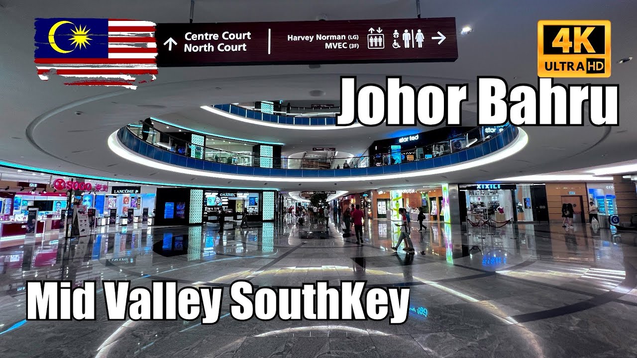[4K] 🇲🇾 Malaysia, Mid Valley SouthKey - Johor Bahru