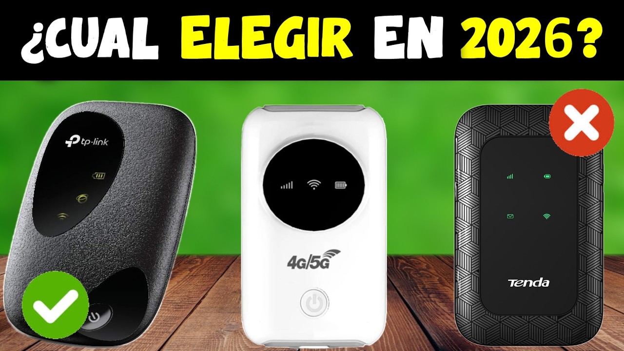 📶 Los 7 MEJORES Routers Wifi Port&aacute;tiles BARATOS de Amazon [2025]✅[Calidad/Precio] Mifi 4G LTE