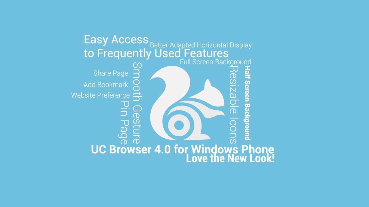 UC Browser 4.0 for Windows Phone!  Love the new look!