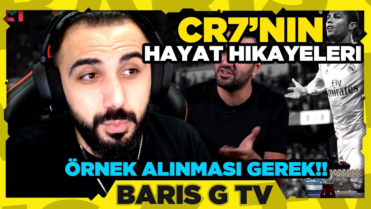 Barış G CRİSTİANO RONALDO'NUN EFSANE HAYAT HİKAYELERİNİ İZLİYOR!! (NEDEN EN İYİSİ O ?)