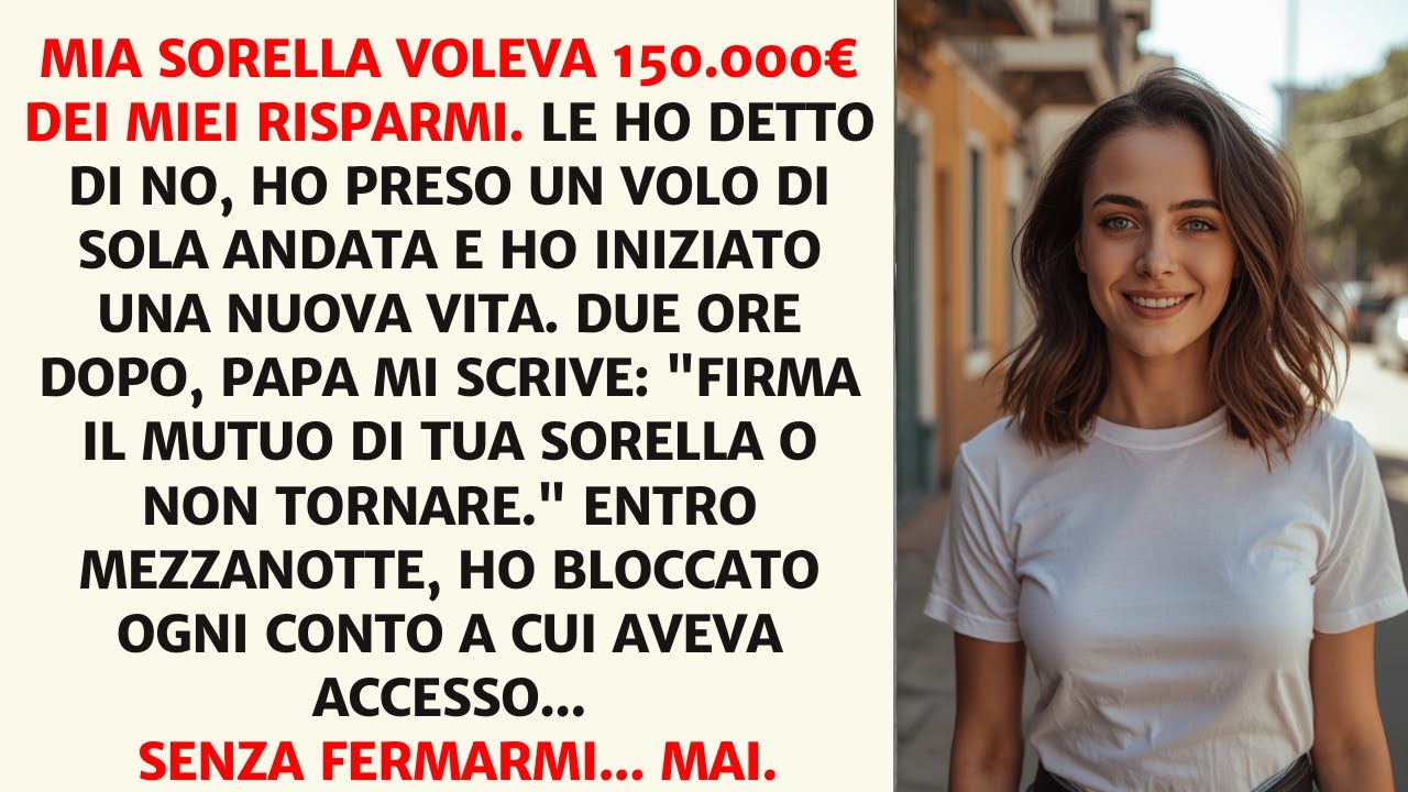 Mi Ha Chiesto 150.000€, Ho Rifiutato E Sono Sparita Ma Non Sapeva Cosa Stava Per Succedere...