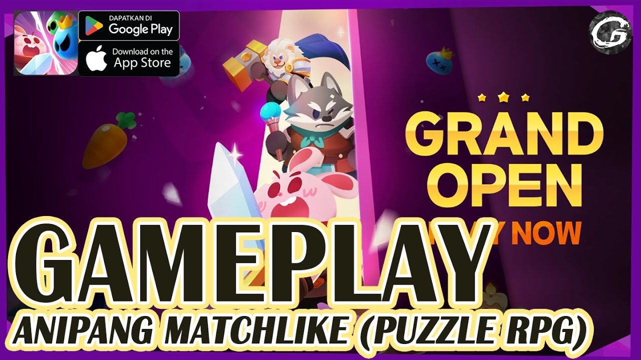 Anipang Matchlike (Puzzle RPG) Gameplay - Mobile Game (Android/IOS)
