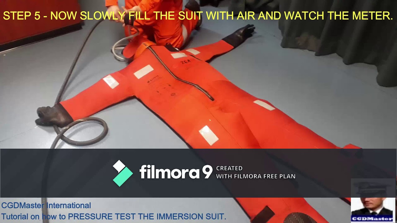HOW TO PRESSURE TEST IMMERSION SUIT  COMPLETE & EASY GUIDE
