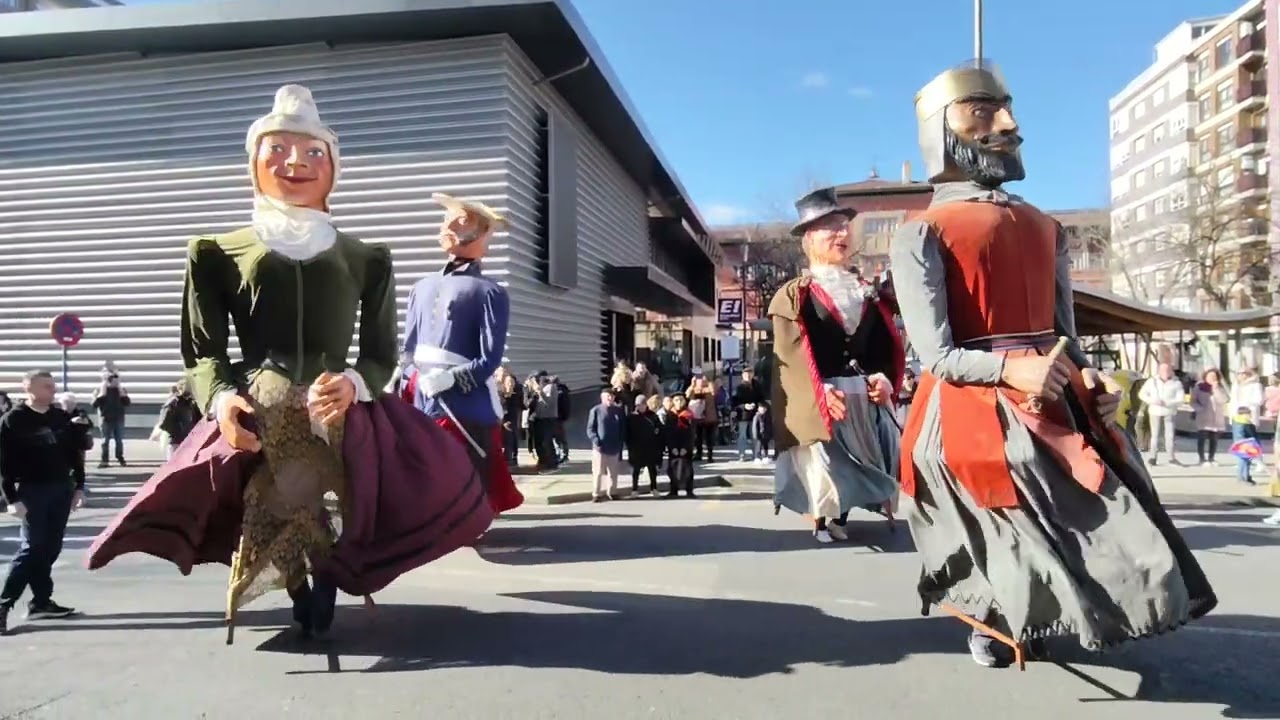 Vals I de los gigantes de Gautxoriak en Erandio ~Gure! jaialdia~