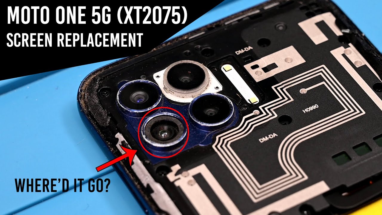 Moto One 5G (XT2075) Screen Replacement | Frame Assembly | Teardown Guide