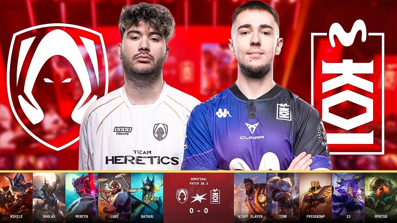 MOVISTAR KOI vs HERETICS | MAPA 1 | SEMIFINAL LES KICK OFF 2026