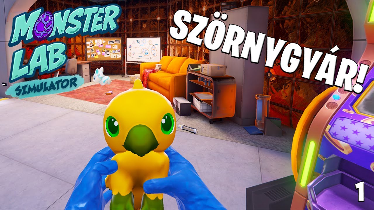 Monster Lab Simulator LIVE #1 - Nyitok egy szörnygyárat! Megéri várni rá? 🤔 Bemutató & Vélemény