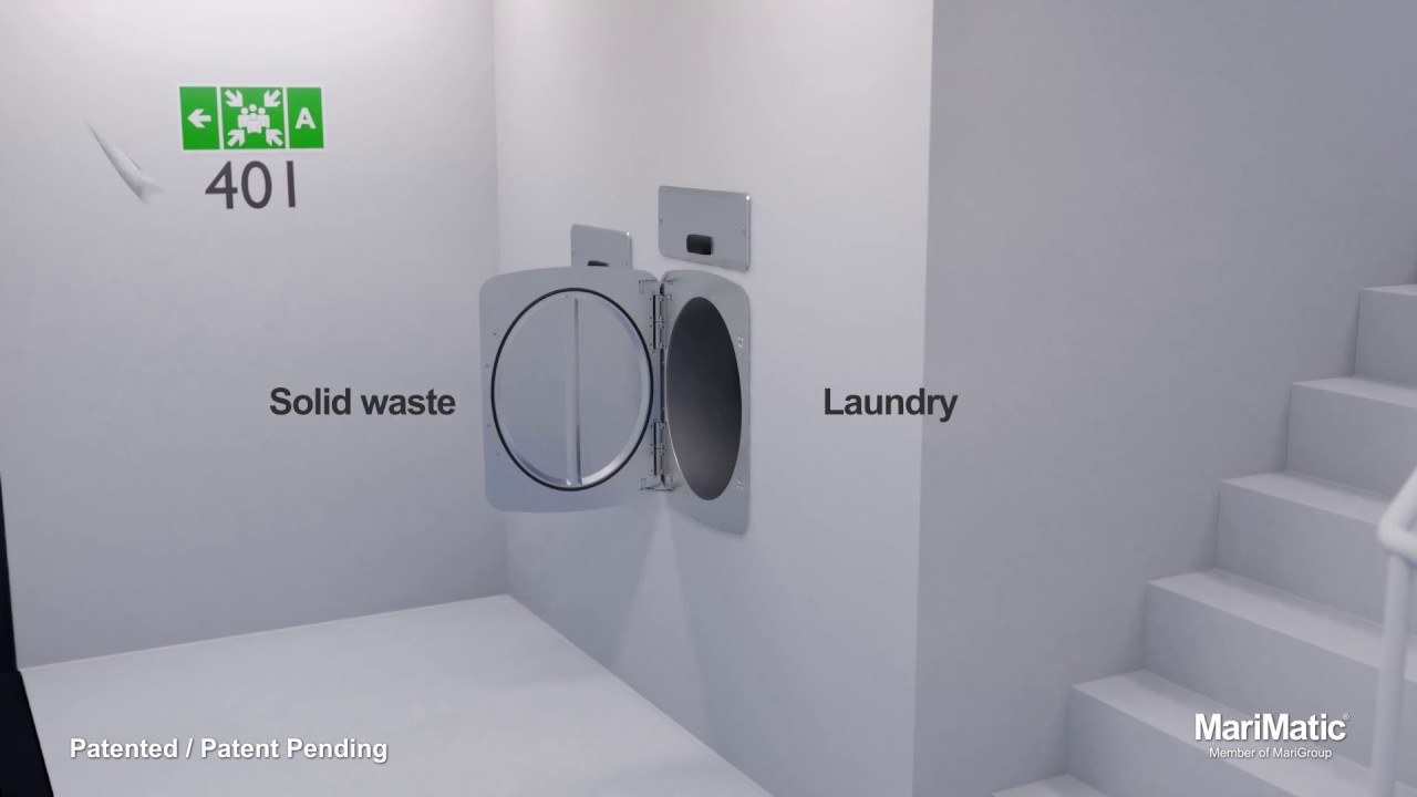 MetroTaifun Chute 247 - Enhanced collection of laundry and solid waste for the marine industry