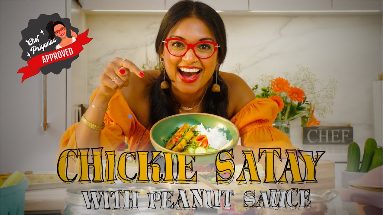 Priyanka Makes Chickie Satay with Peanut Sauce | MAKE IT VEGAN with Priyanka Naik