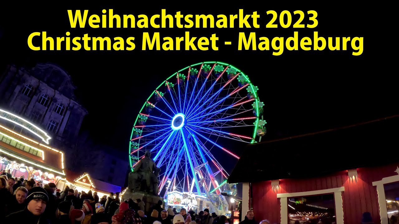 Weihnachtsmarkt Magdeburg 2023 / Christmas Market in Magdeburg Germany