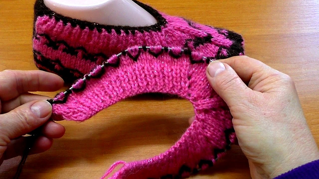ВЯЖЕМ  тепленькие  Следочки из остатков  пряжи