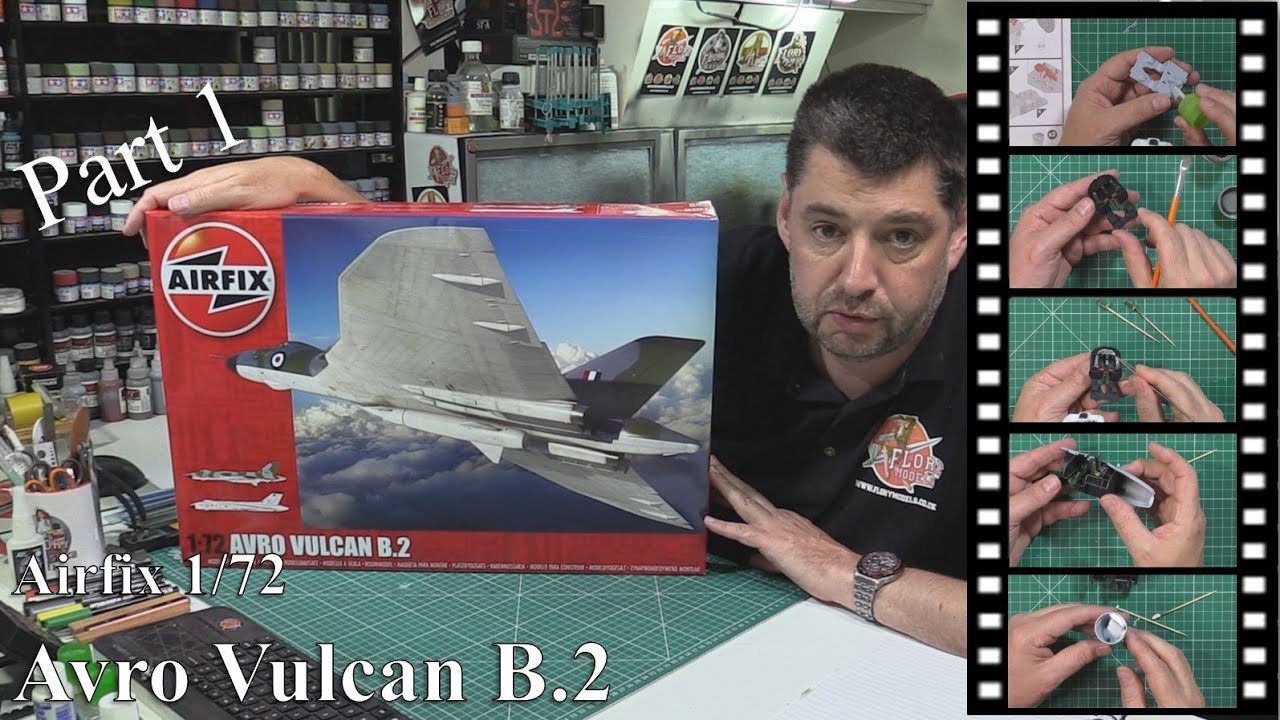 Airfix 1/72 Avro Vulcan Video Build Part 1