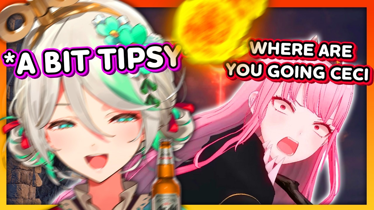 Calli & Ceci DRUNKENLY Try To Become The Lord Of Cinder (Part 2)【HololiveEN】
