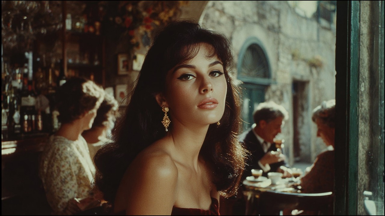 Paper Dreams | Nostalgic Italian Song | 1960s Palermo Café Romance