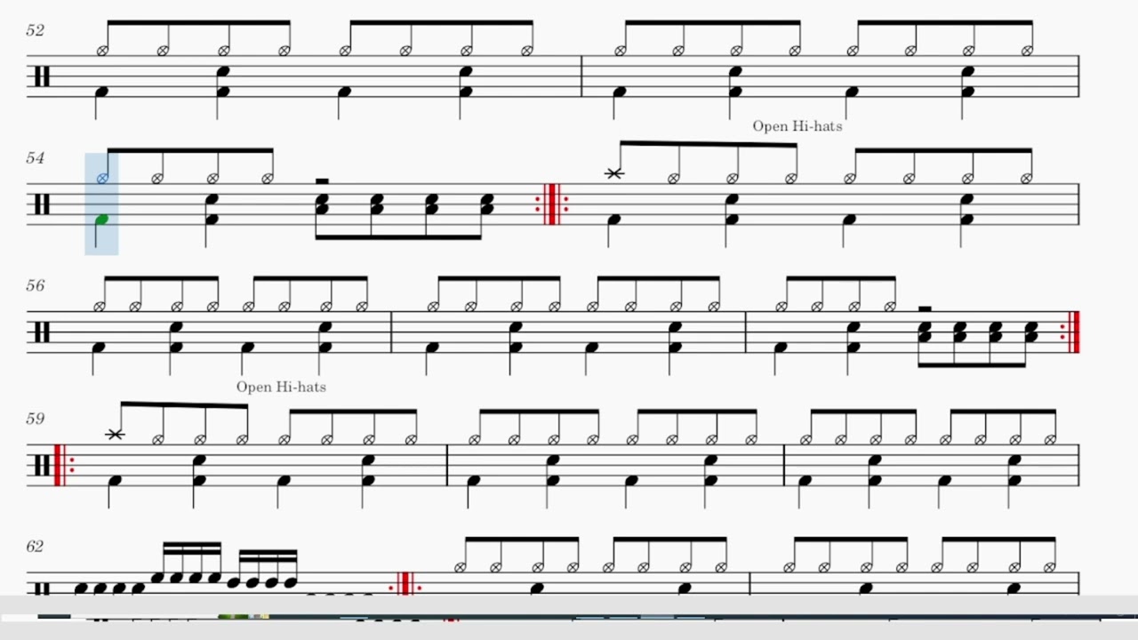 Sparks Fly - Taylor Swift (Drum Score)
