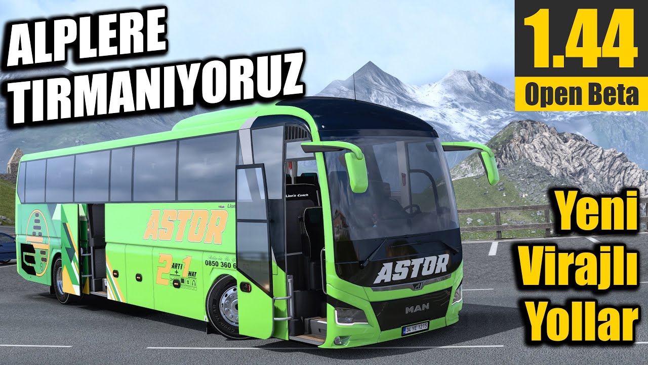 1.44 BETA | ALP DAĞLARINA TIRMANIYORUZ // EFSANE YOLLAR VE EFSANE MANZARALAR | ETS2 !!