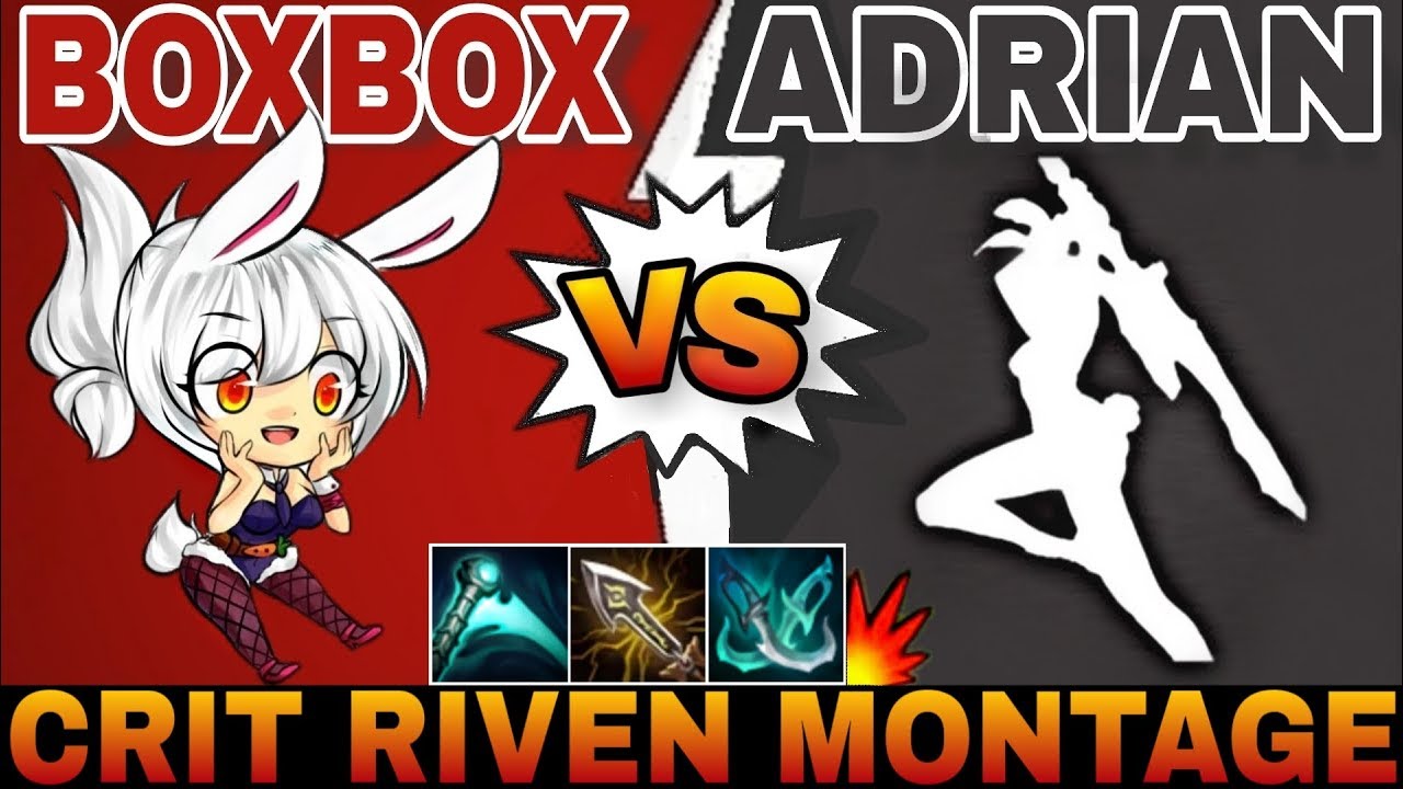 BoxBox vs Adrian - Crit Riven Montage - Best Riven Plays S9