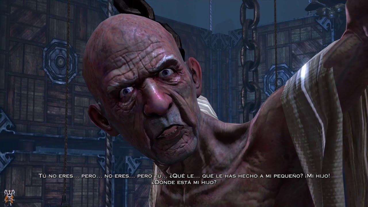God of War III - D&eacute;dalo confunde  a Kratos con su hijo  &Iacute;caro y le dice c&oacute;mo salir del laberinto