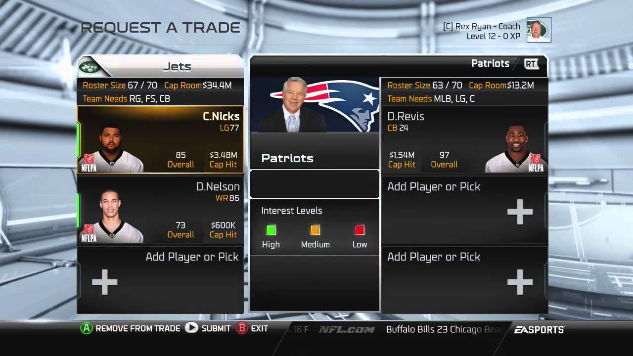 How To Trade For ANYBODY In Madden 15! - Connected Franchise Trade Glitch!