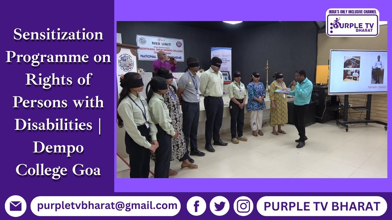 Sensitization Programme on Rights of Persons with Disabilities | Dempo College Goa