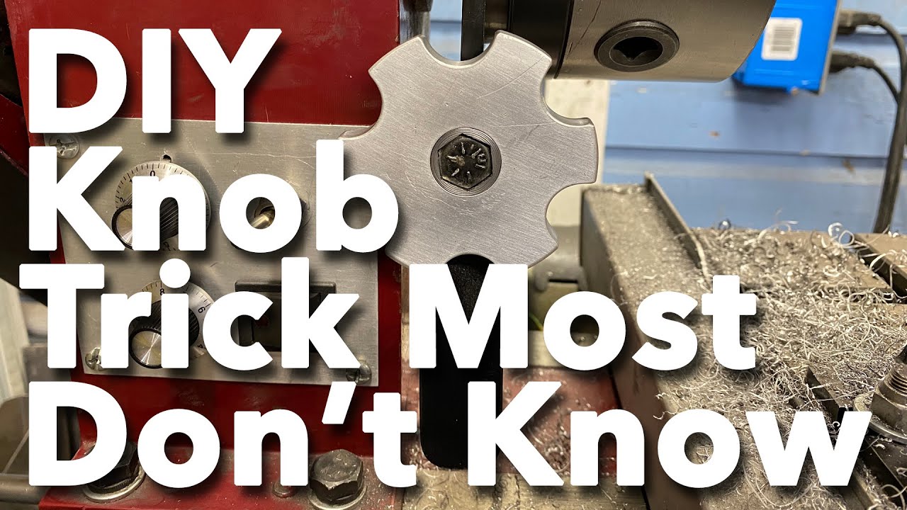 DIY Hex Head Bolt Knob NO Broaching Required!