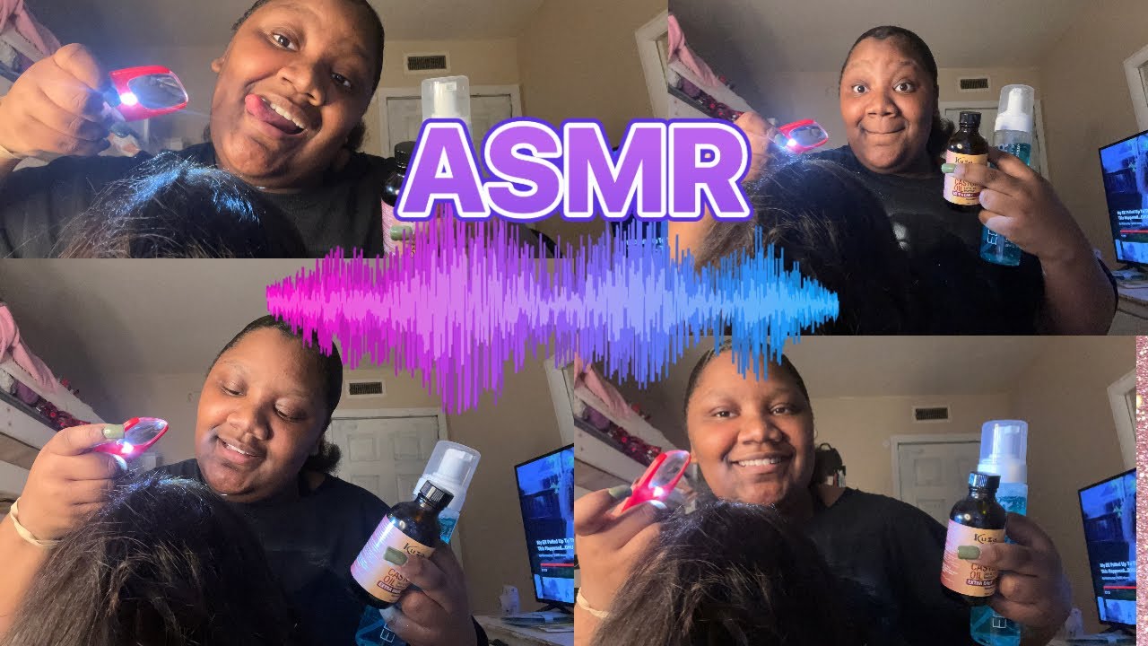 Scalp check ASMR (super tingly)