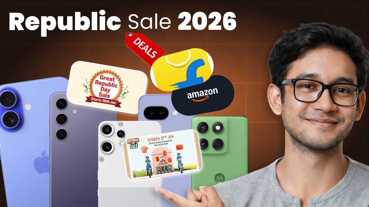 Republic Day Sale Flipkart & Amazon 2026🔥 BEST Smartphone Deals ₹10K–₹50K! 😱 