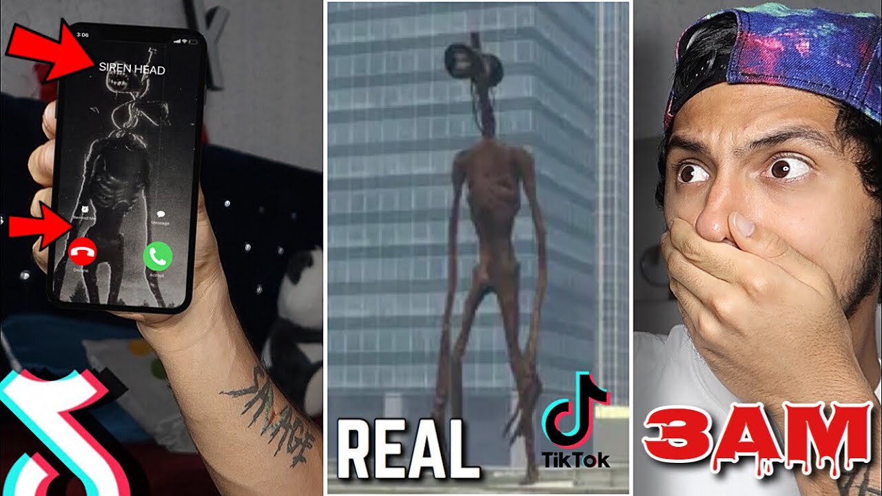 DO NOT WATCH SIREN HEAD TIKTOK AT 3AM!! *OMG SIREN HEAD SIGHTINGS*