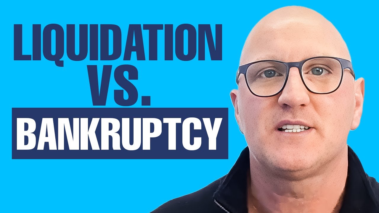What's the difference between liquidation and bankruptcy?