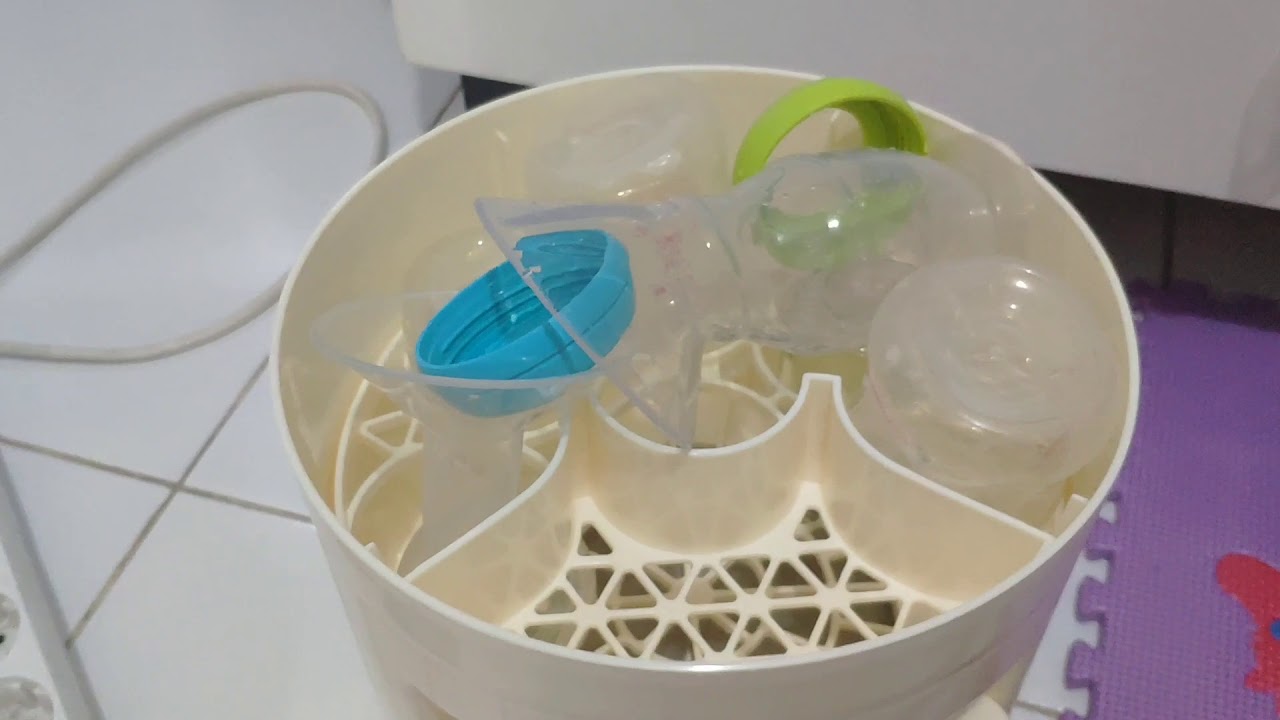 [BABY] Cara menggunakan steril botol (Crown Baby Care 6 bottles electric steam sterilizer)