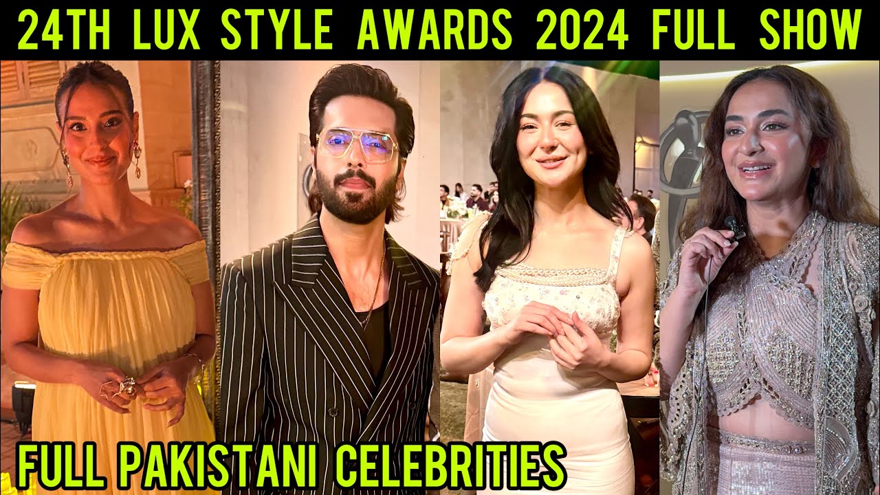 Hania Amir - Fahad Mustufa - Yumna Zaidi - Iqra Aziz - Asim Azhar - Talha Anjum - Lux Style Award25