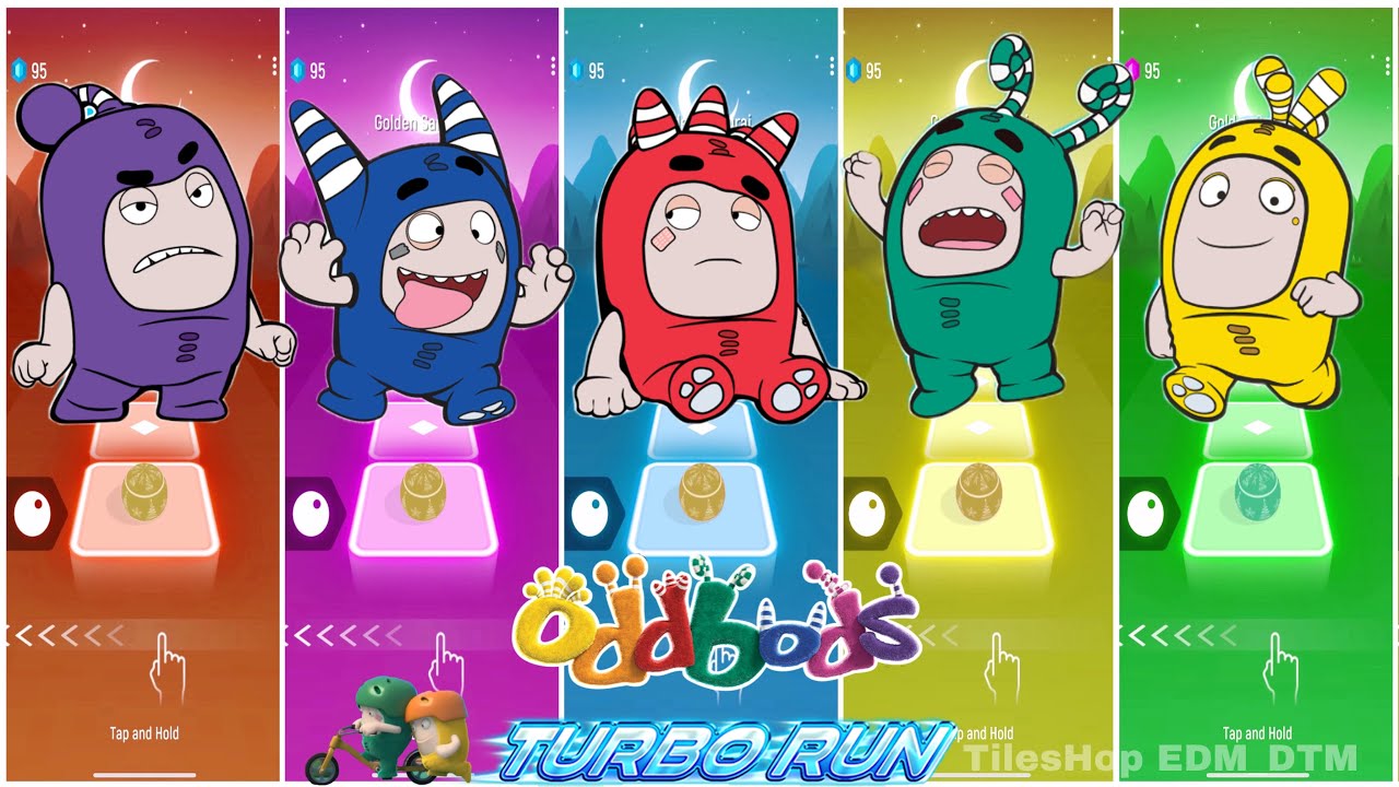 Oddbods Jeff 🆚 Oddbods Pogo 🆚 Oddbods Fuse 🆚 Oddbods Zee 🆚 Oddbods Bubbles 🎶 Who Will Win?