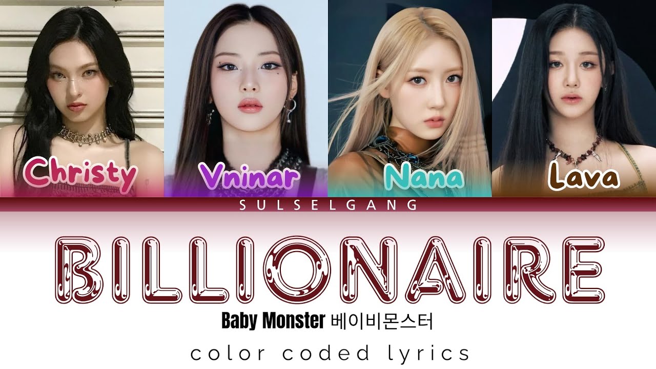 BABYMONSTER (베이비몬스터) 'Billionaire' Cover By Sulselgang (color coded lyrics) 