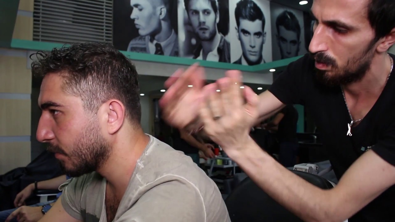 ASMR Turkish Barber Face Head and Body Massage 8