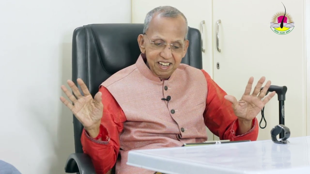 Prof Dr Dr.Shivakumar senior dermatologist about Chennai Skin Foundation & Dr Murugusundram.