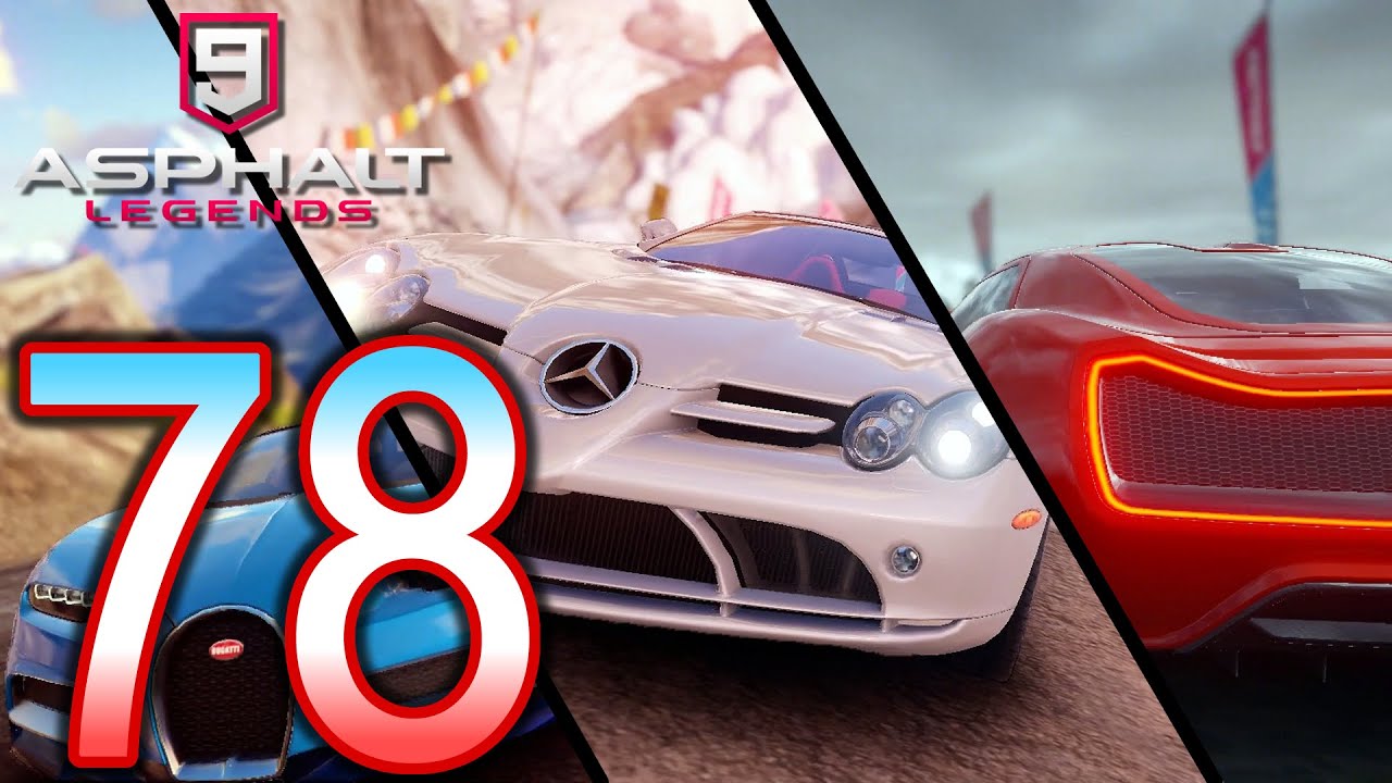 ASPHALT 9 Legends Switch Walkthrough - Part 78 - Ch5 Class S Master, American Autos, Ch3 SLR McLaren