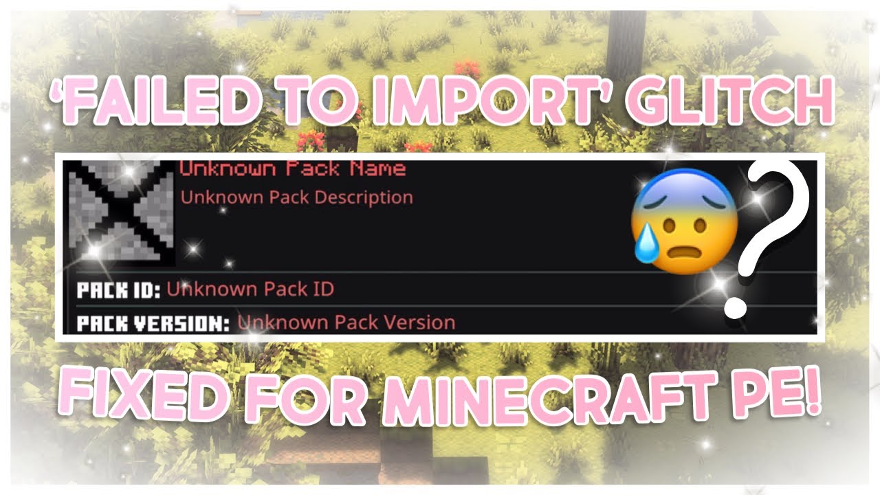Как исправить ошибку «Не удалось импортировать» в Minecraft Pocket Edition! (1.19+)
