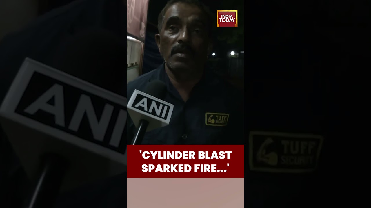 Goa Fire Eyewitness: Security Guard Says Massive Explosion Triggered Arpora Blaze #goafire