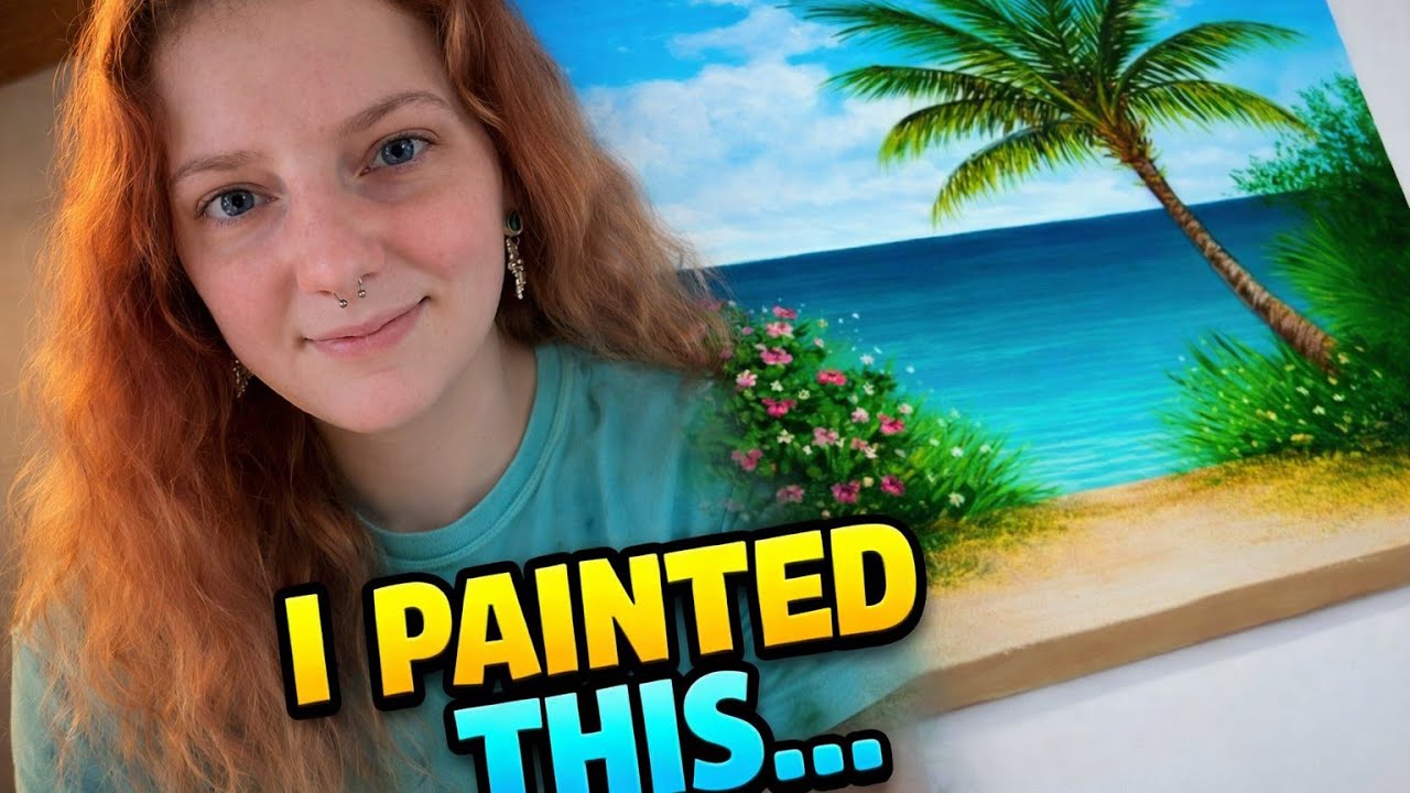 Seascape Painting | Beach Painting | Sea Painting in Acrylic.