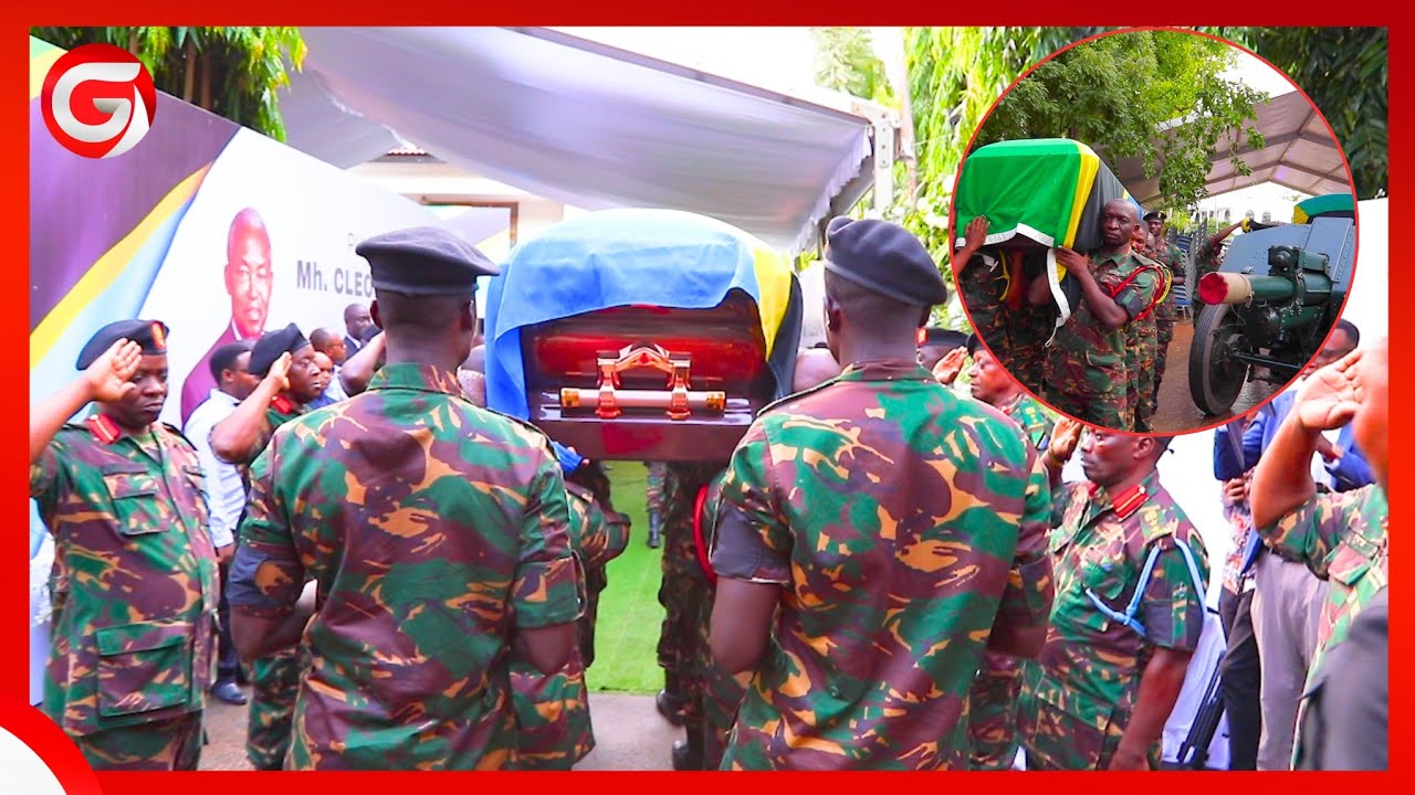 JENEZA la WAZIRI MKUU MSTAAFU MZEE MSUYA LILIVYOBEBWA KIJESHI KUINGIZWA NYUMBANI KWAKE...